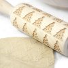 Personalised Children's Christmas Dough Decorating Rolling Pin