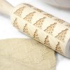 Personalised Children's Christmas Dough Decorating Rolling Pin