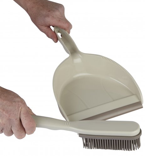 Dustpan & Rubber Brush Set